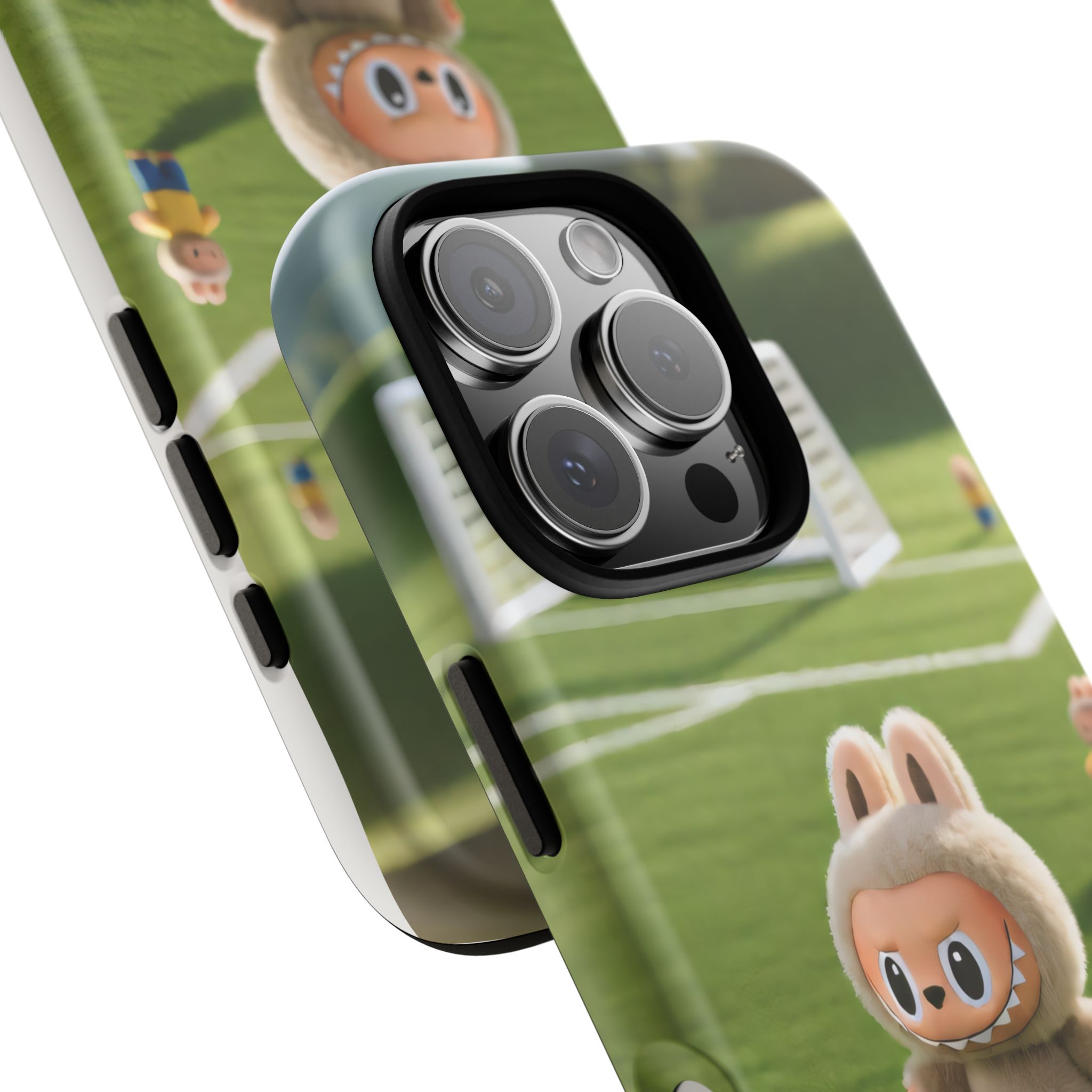 Cute Bunny Soccer Phone Case — Kids Animal Sports Protective Cover - Image 94
