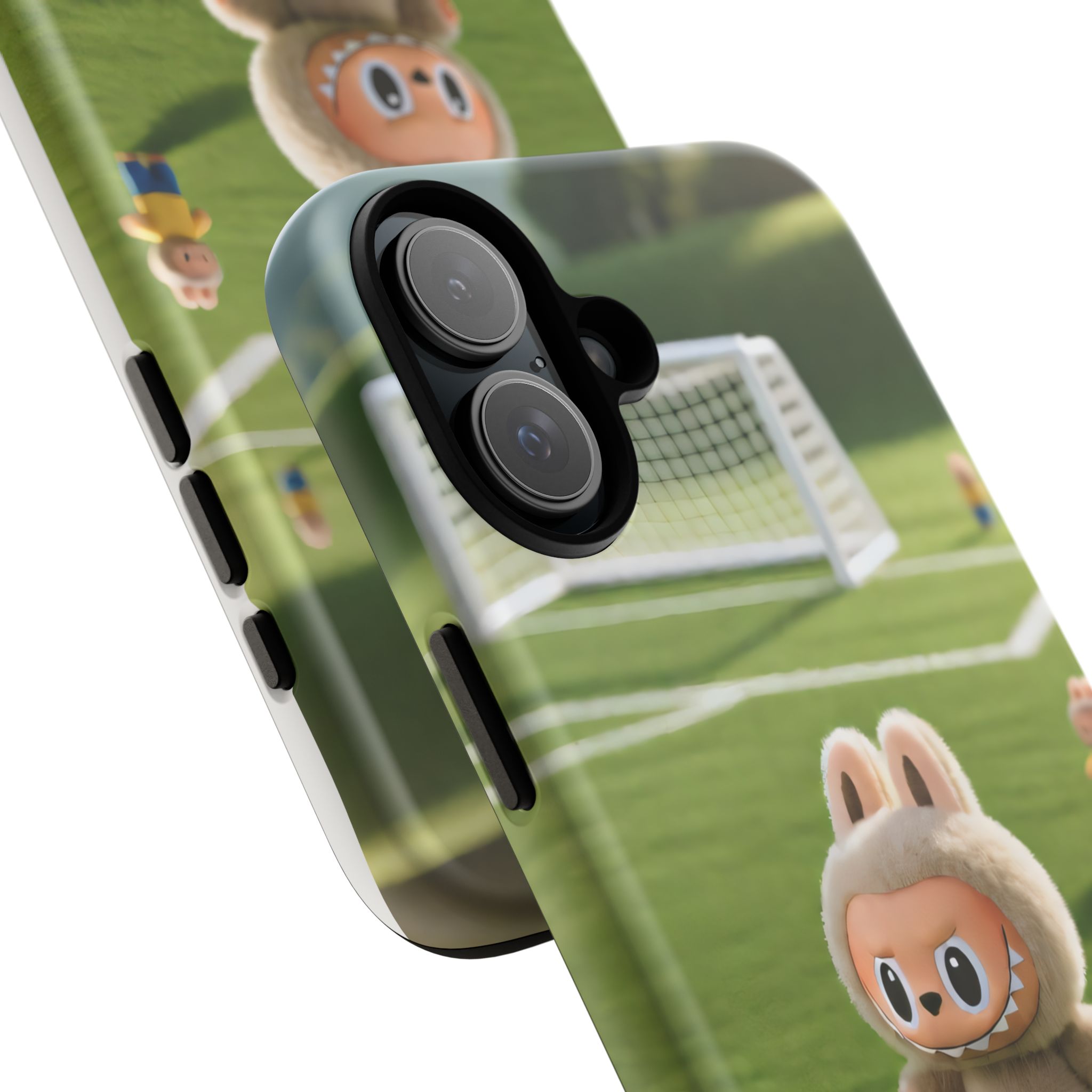 Cute Bunny Soccer Phone Case — Kids Animal Sports Protective Cover - Image 86