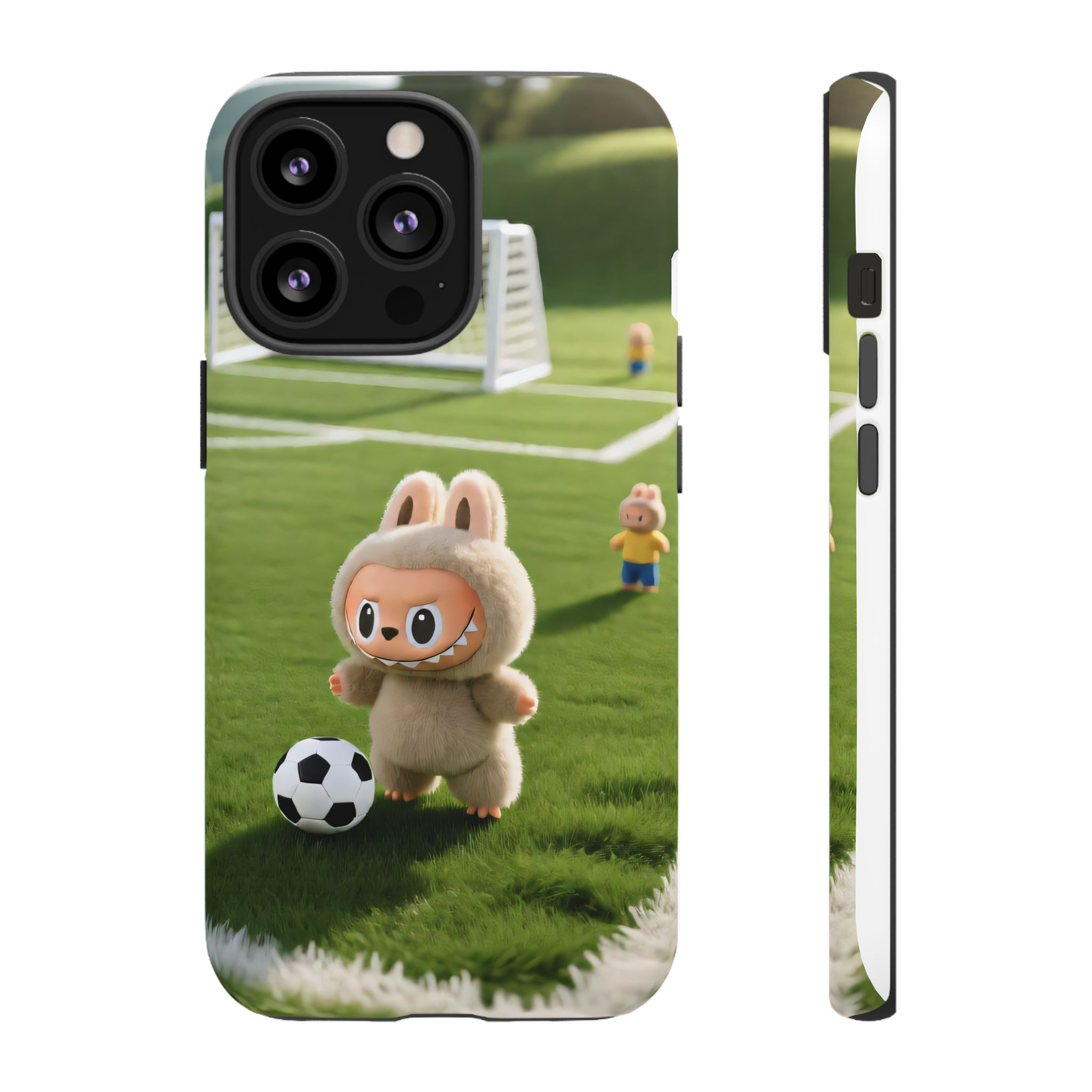 Cute Bunny Soccer Phone Case — Kids Animal Sports Protective Cover - Image 11