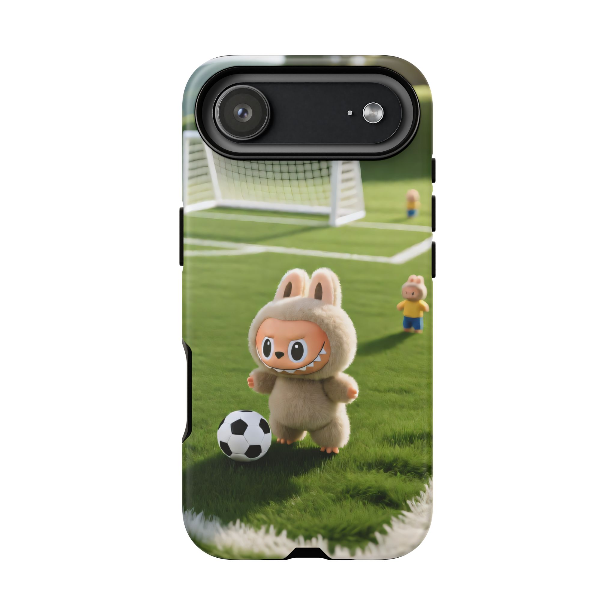 Cute Bunny Soccer Phone Case — Kids Animal Sports Protective Cover - Image 108