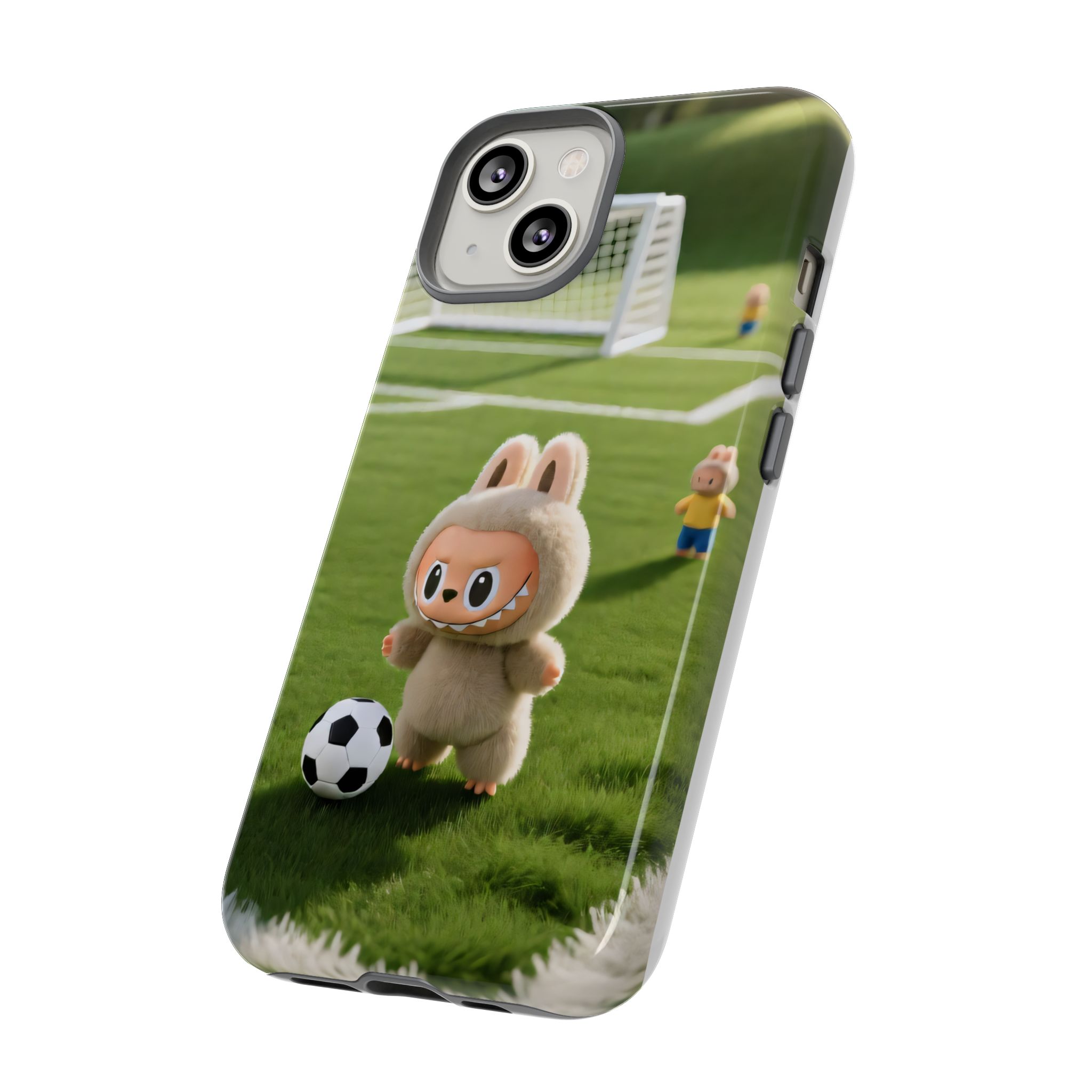 Cute Bunny Soccer Phone Case — Kids Animal Sports Protective Cover - Image 18