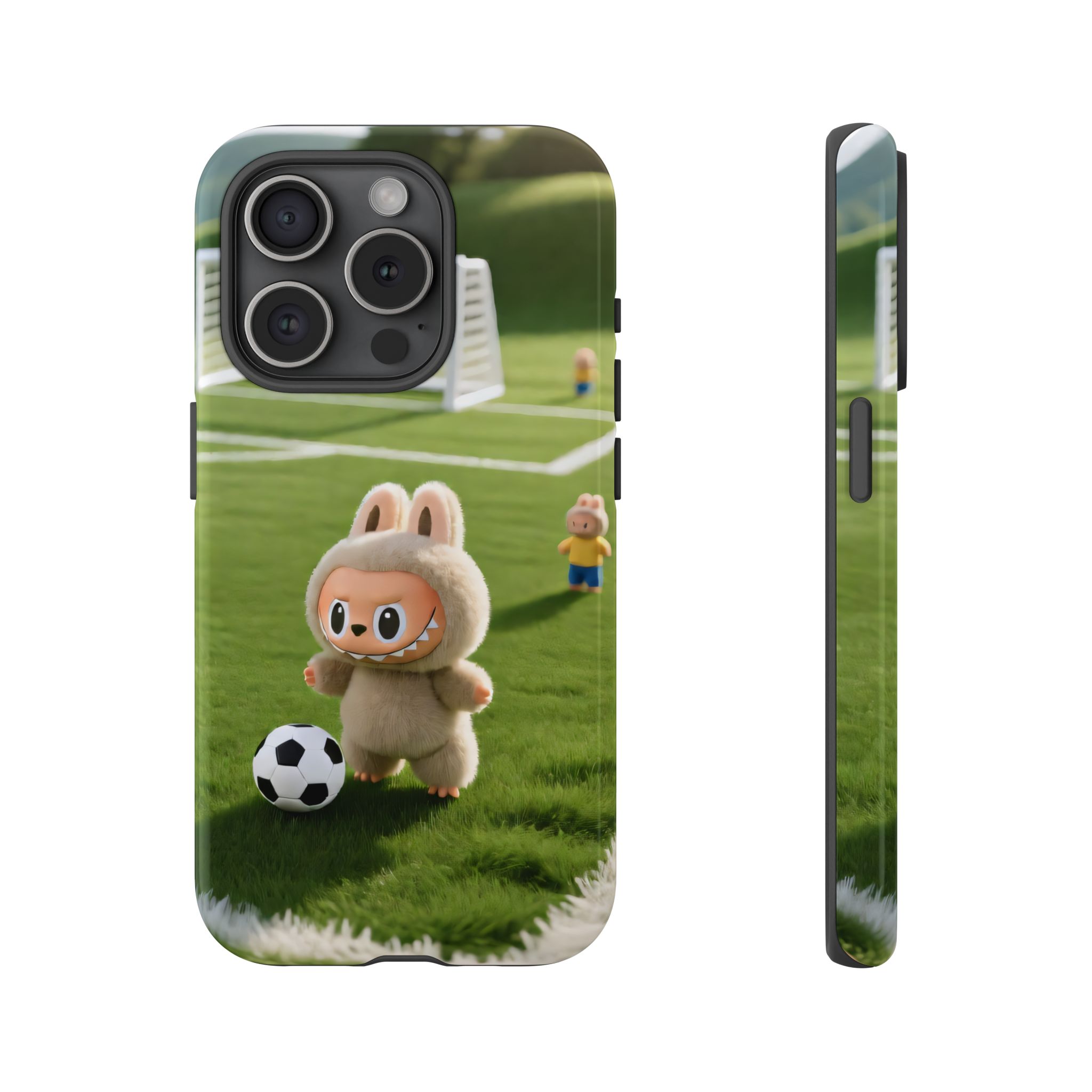 Cute Bunny Soccer Phone Case — Kids Animal Sports Protective Cover - Image 61