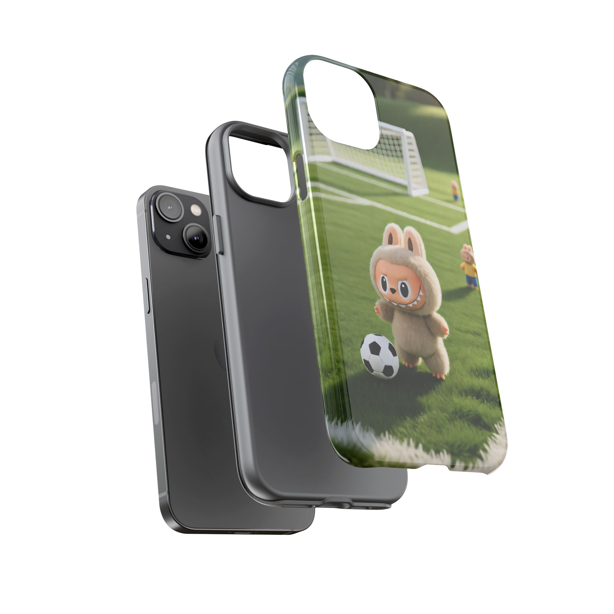 Cute Bunny Soccer Phone Case — Kids Animal Sports Protective Cover - Image 35