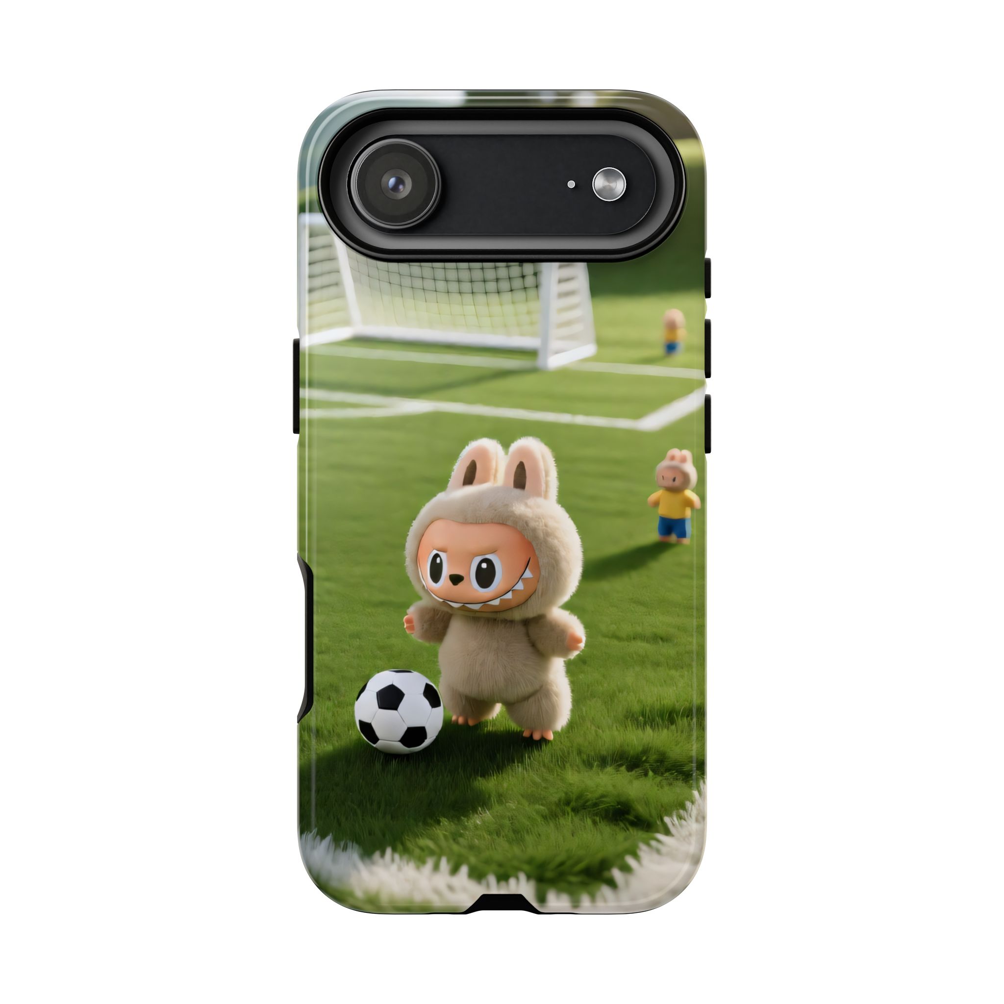 Cute Bunny Soccer Phone Case — Kids Animal Sports Protective Cover - Image 107