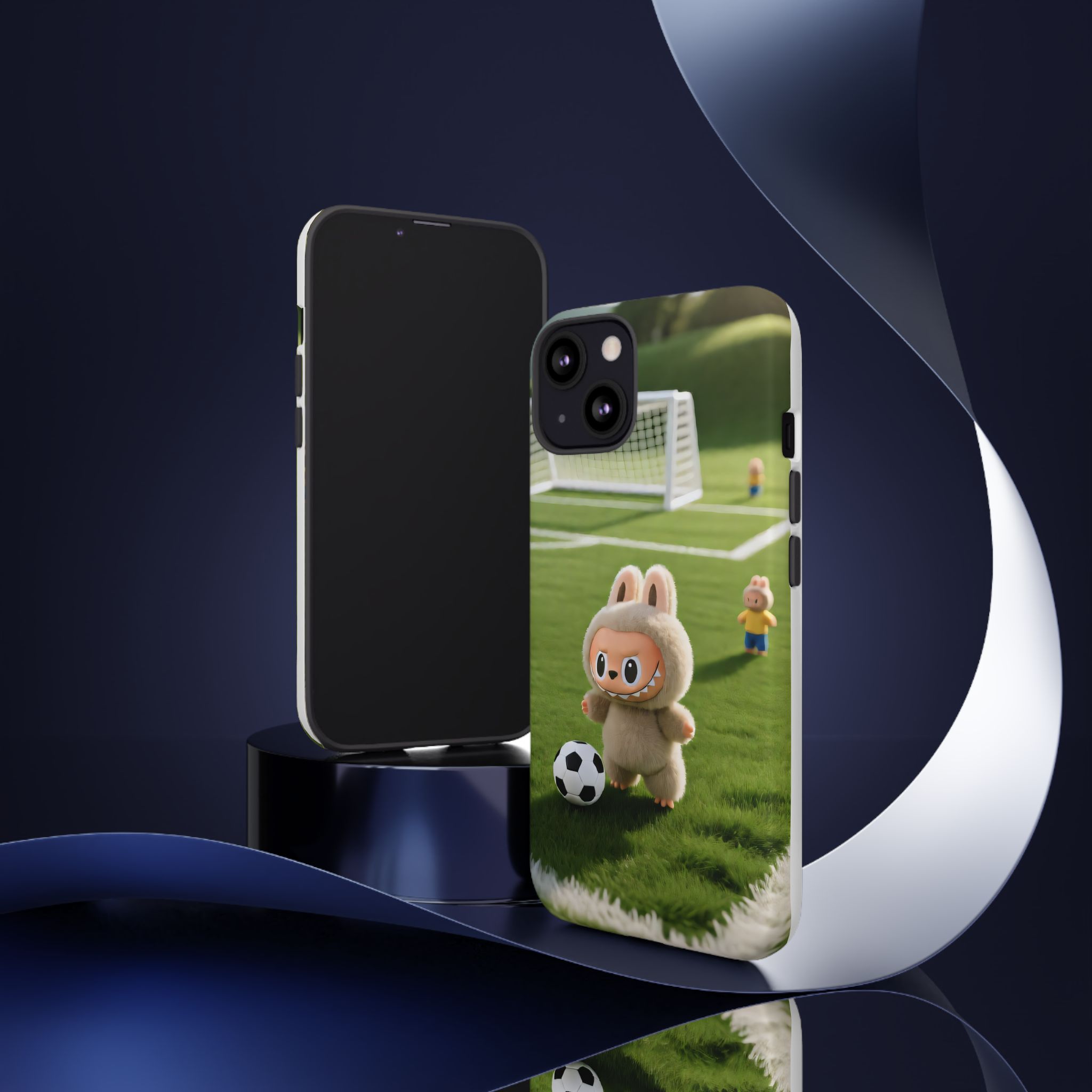 Cute Bunny Soccer Phone Case — Kids Animal Sports Protective Cover - Image 4