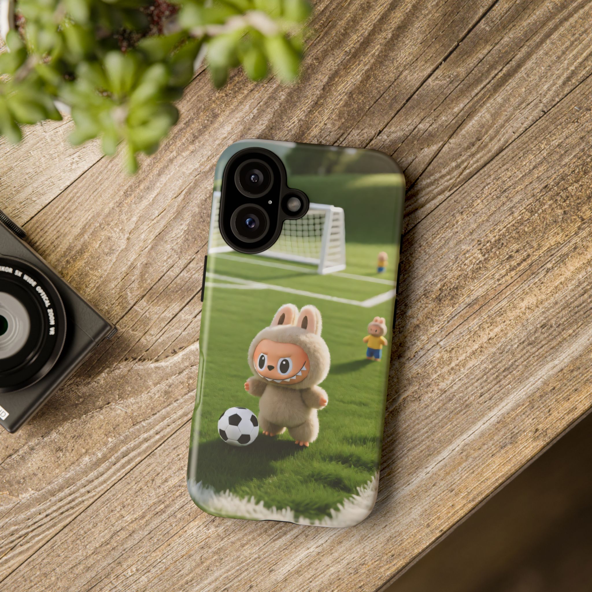 Cute Bunny Soccer Phone Case — Kids Animal Sports Protective Cover - Image 80