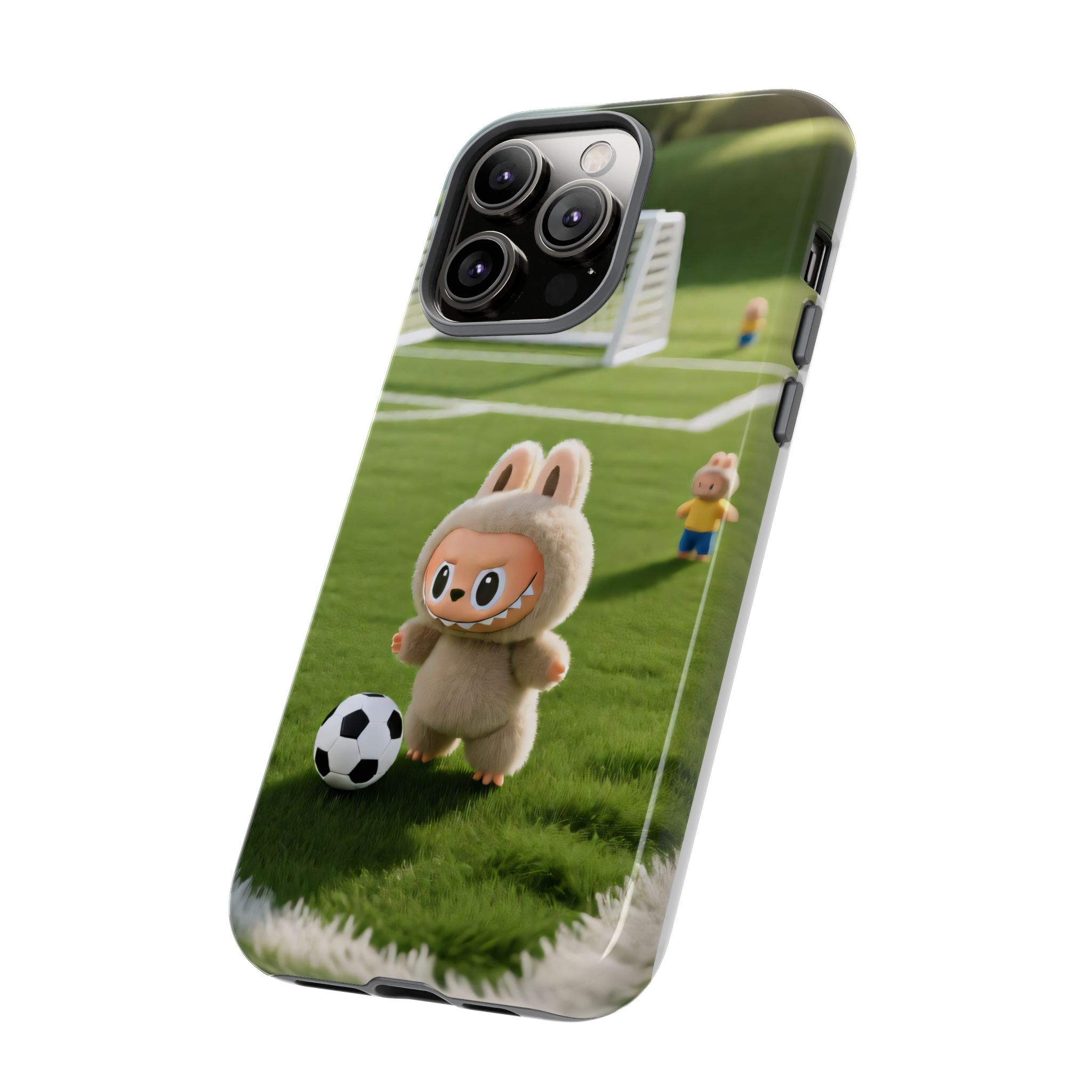 Cute Bunny Soccer Phone Case — Kids Animal Sports Protective Cover - Image 42