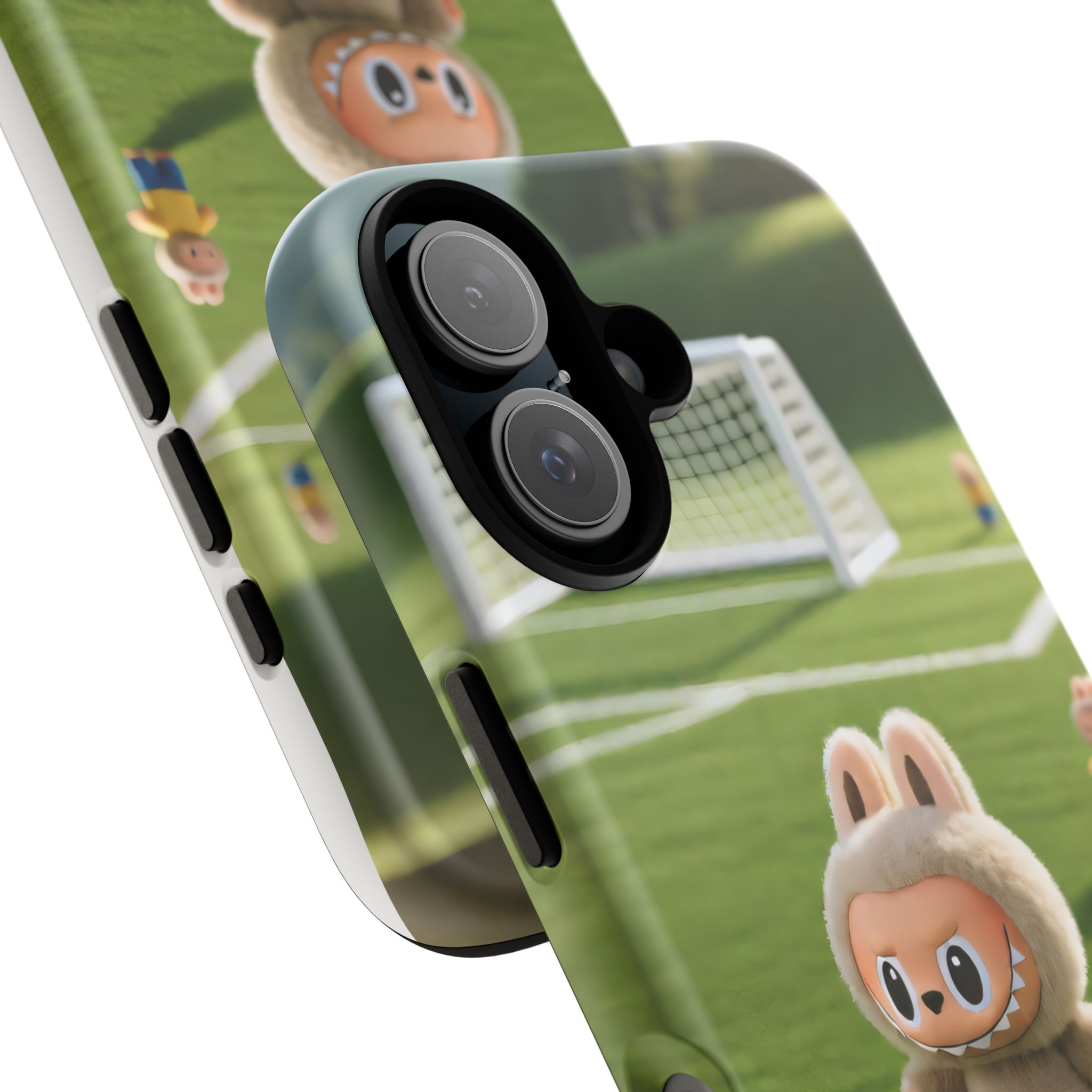Cute Bunny Soccer Phone Case — Kids Animal Sports Protective Cover - Image 78