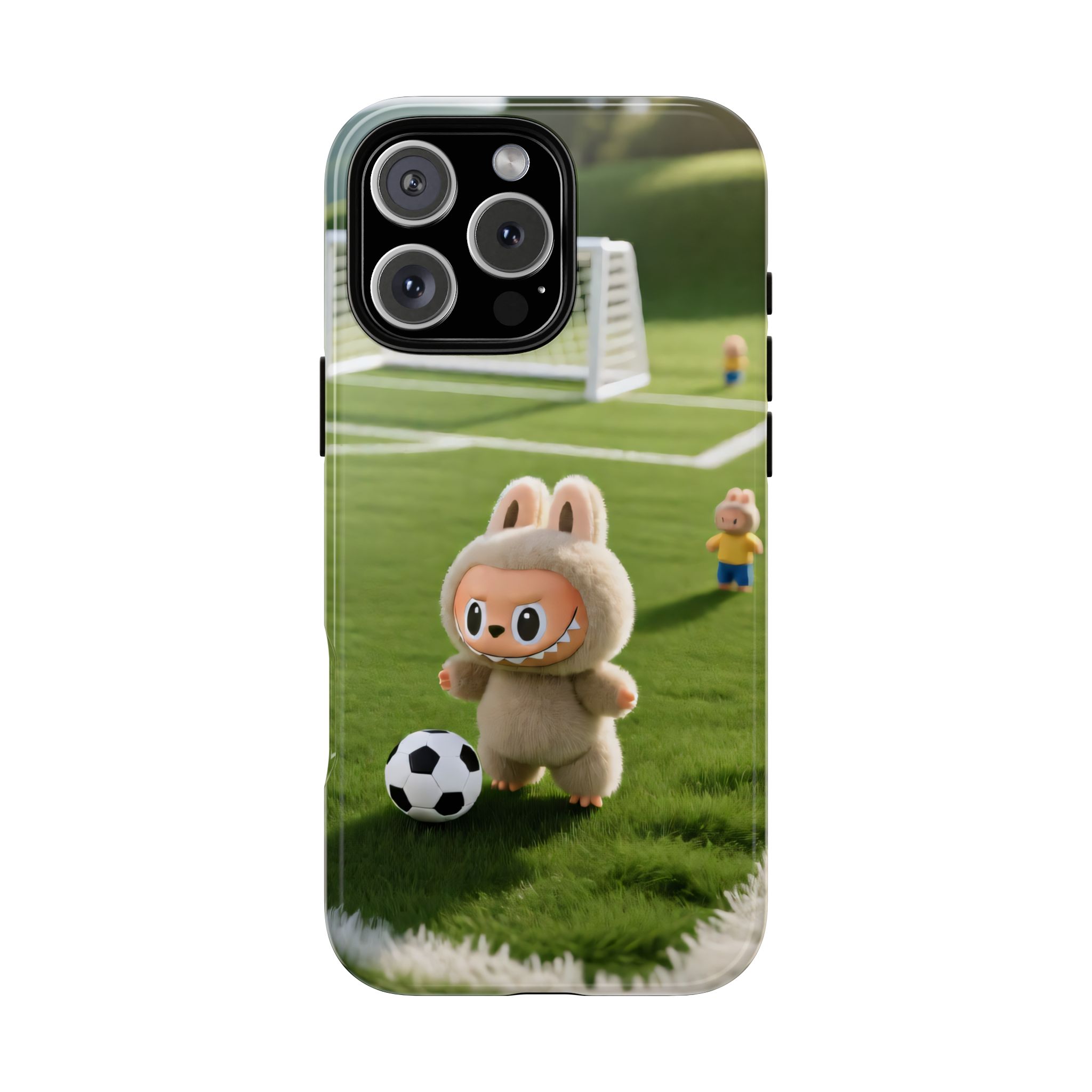Cute Bunny Soccer Phone Case — Kids Animal Sports Protective Cover - Image 97