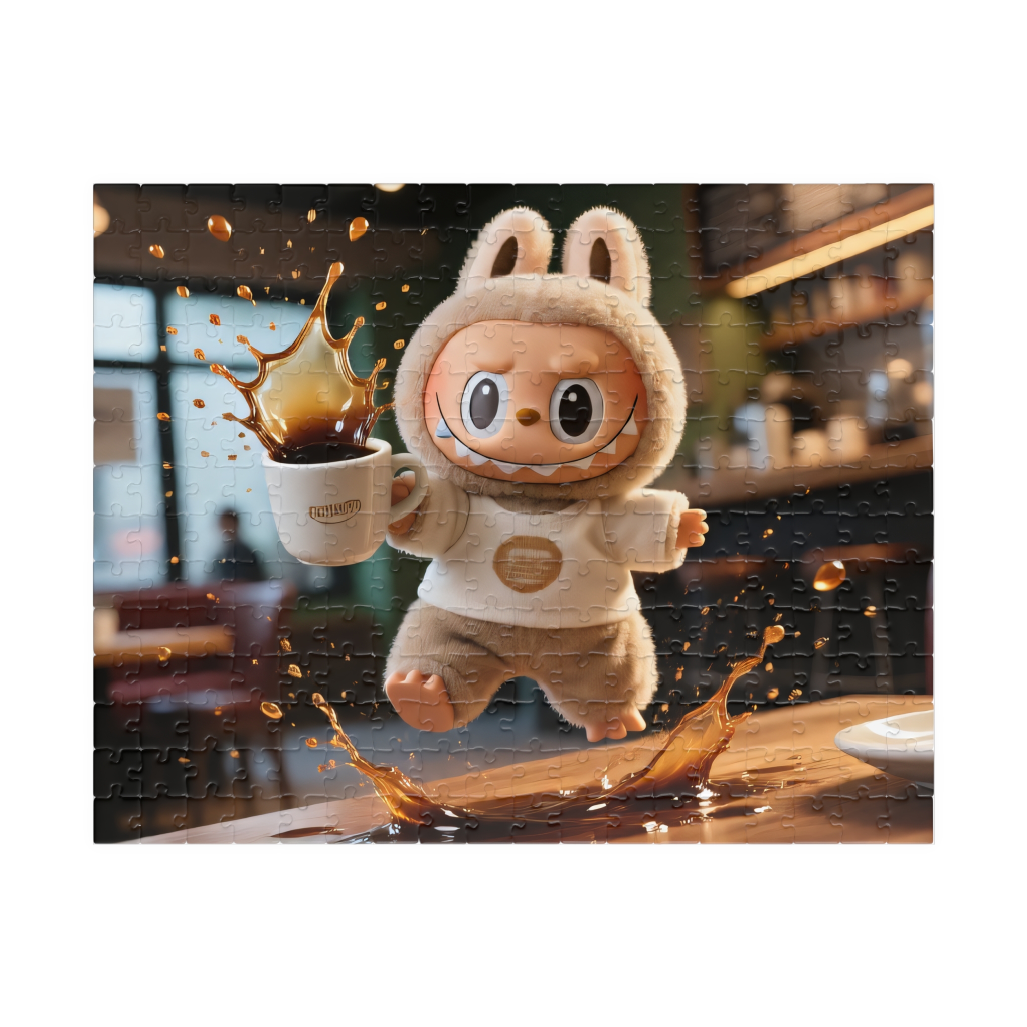 Copy of Cute Coffee Labubu Puzzle — Kids’ Animal Football Jigsaw (110/252/520/1014 pcs) - Image 5