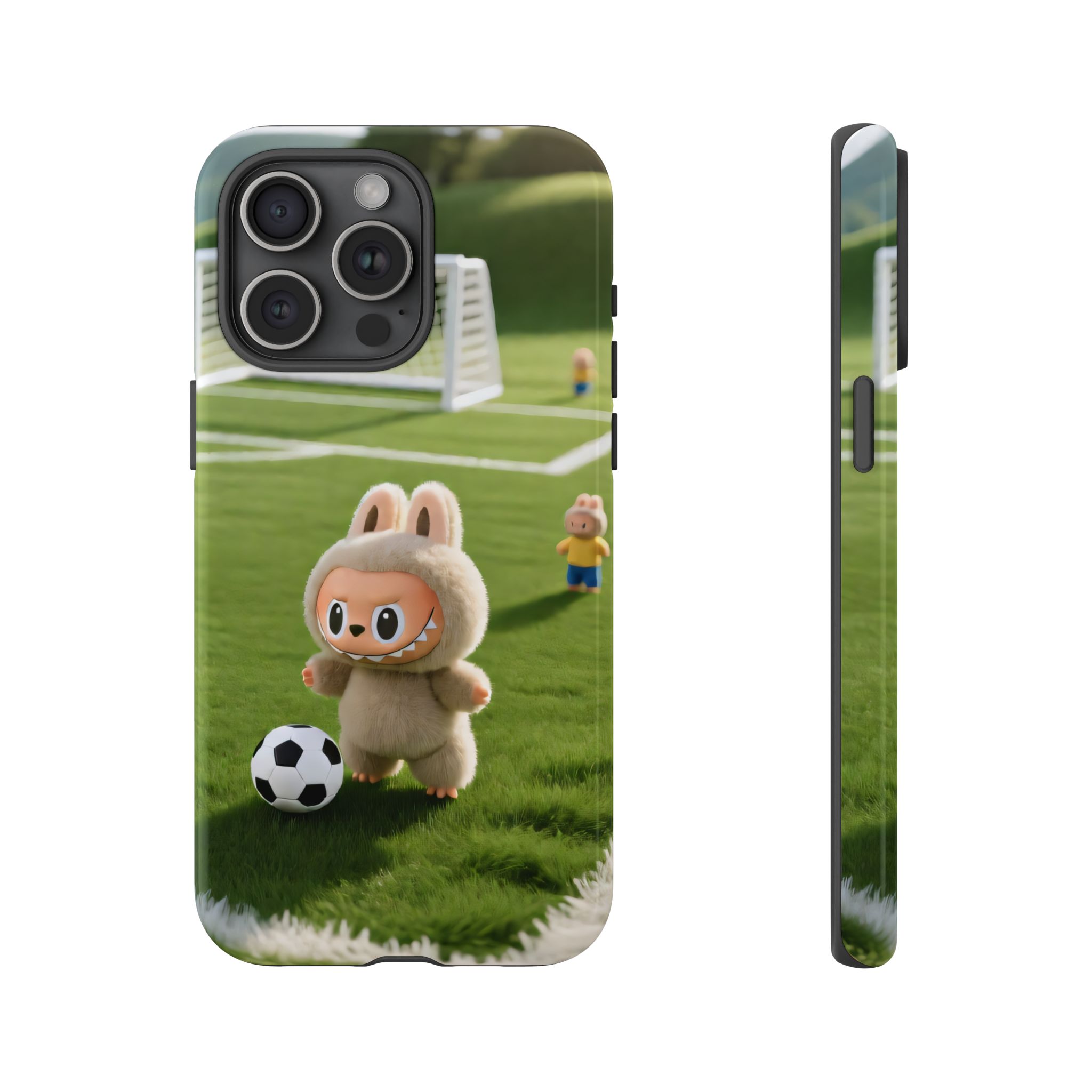 Cute Bunny Soccer Phone Case — Kids Animal Sports Protective Cover - Image 67