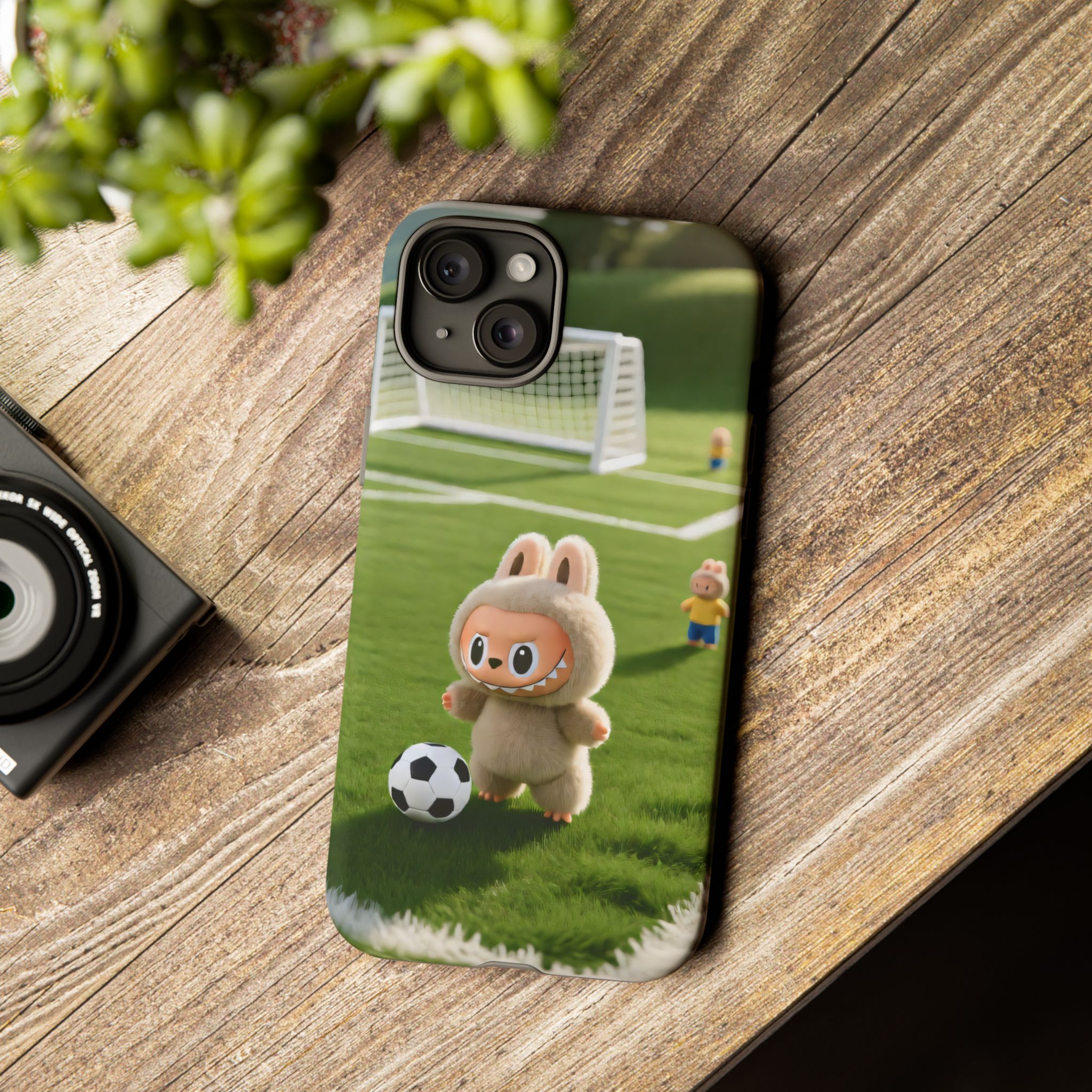 Cute Bunny Soccer Phone Case — Kids Animal Sports Protective Cover - Image 60