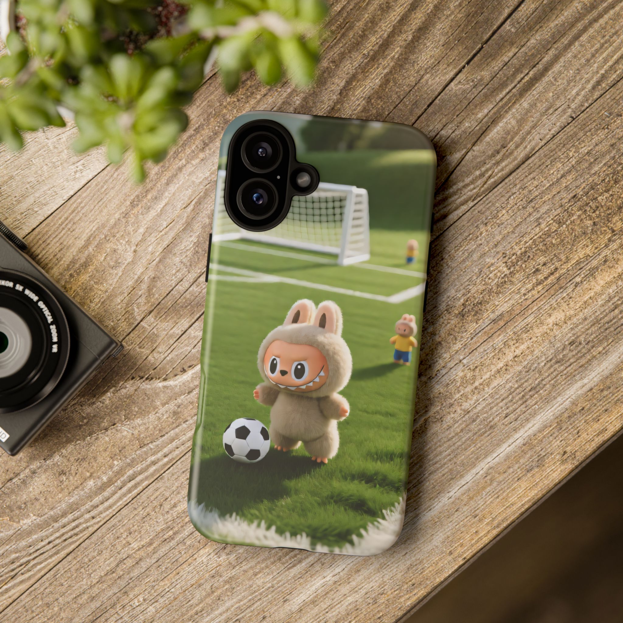 Cute Bunny Soccer Phone Case — Kids Animal Sports Protective Cover - Image 88