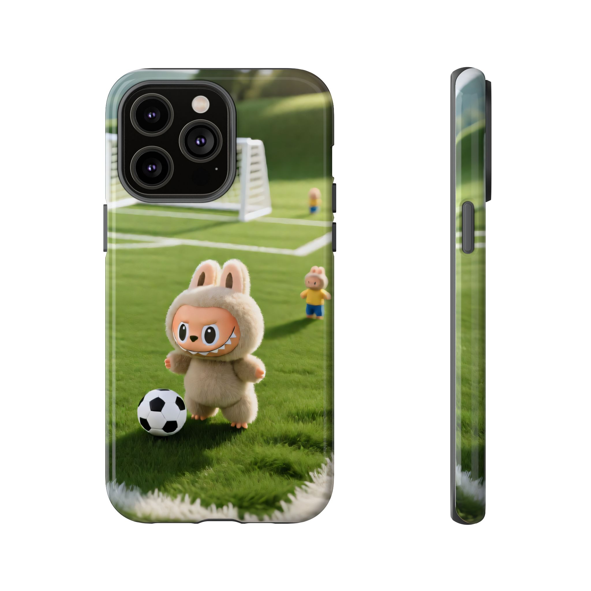 Cute Bunny Soccer Phone Case — Kids Animal Sports Protective Cover - Image 41