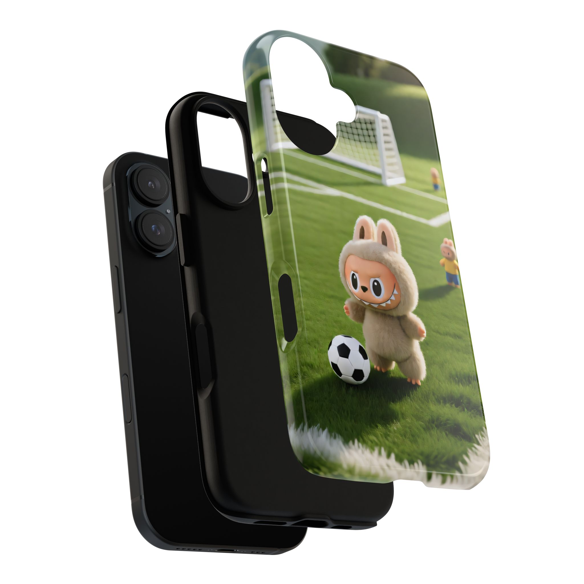 Cute Bunny Soccer Phone Case — Kids Animal Sports Protective Cover - Image 75