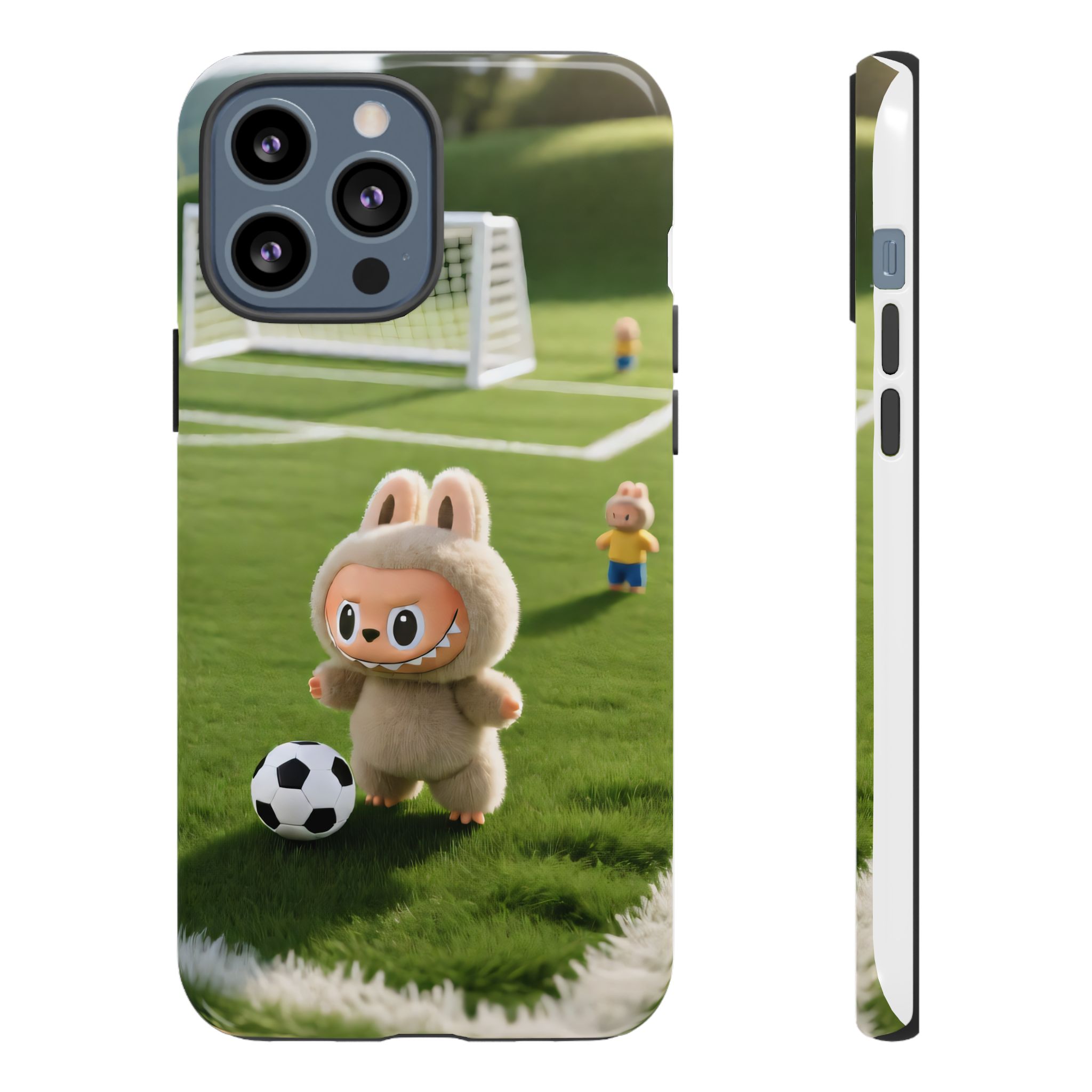 Cute Bunny Soccer Phone Case — Kids Animal Sports Protective Cover - Image 13