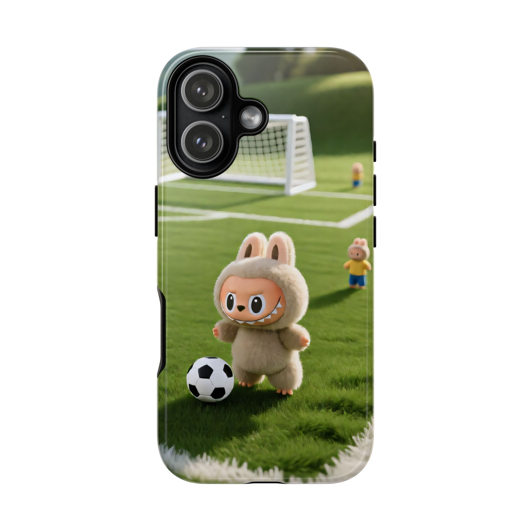 Cute Bunny Soccer Phone Case — Kids Animal Sports Protective Cover - Image 105