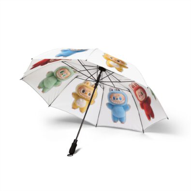 Alternative view of Cute Labubu Umbrella — Foldable Semi‑Automatic Rain