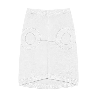 A stylish tank top featuring a playful Labubu doll and a coffee cup graphic for pet lovers