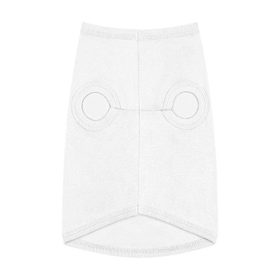 A stylish tank top featuring a playful Labubu doll and a coffee cup graphic, perfect for pet lovers